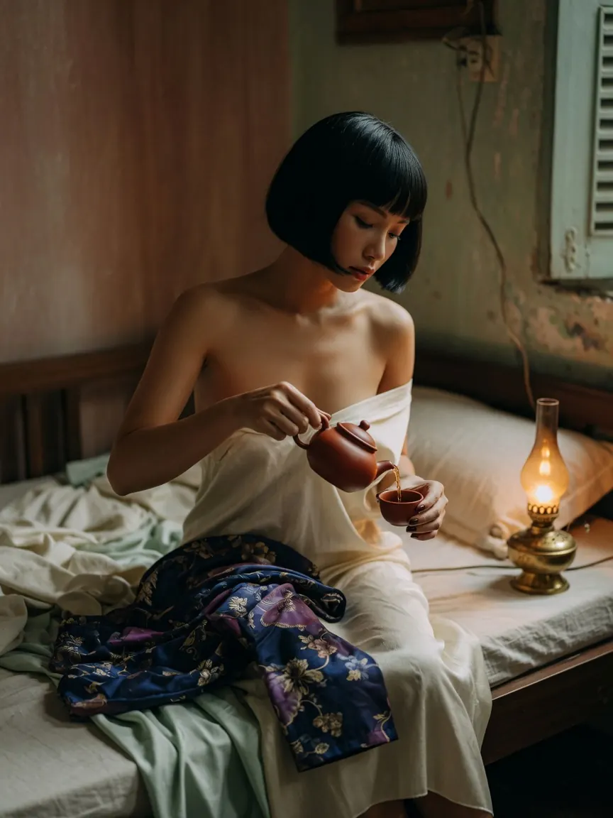 Quiet corner of a Hanoi studio where erotic massage prices Hanoi is booked by appointment
